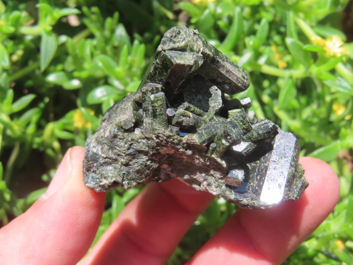Natural Epidote Specimen x 1 From Erongo, Namibia