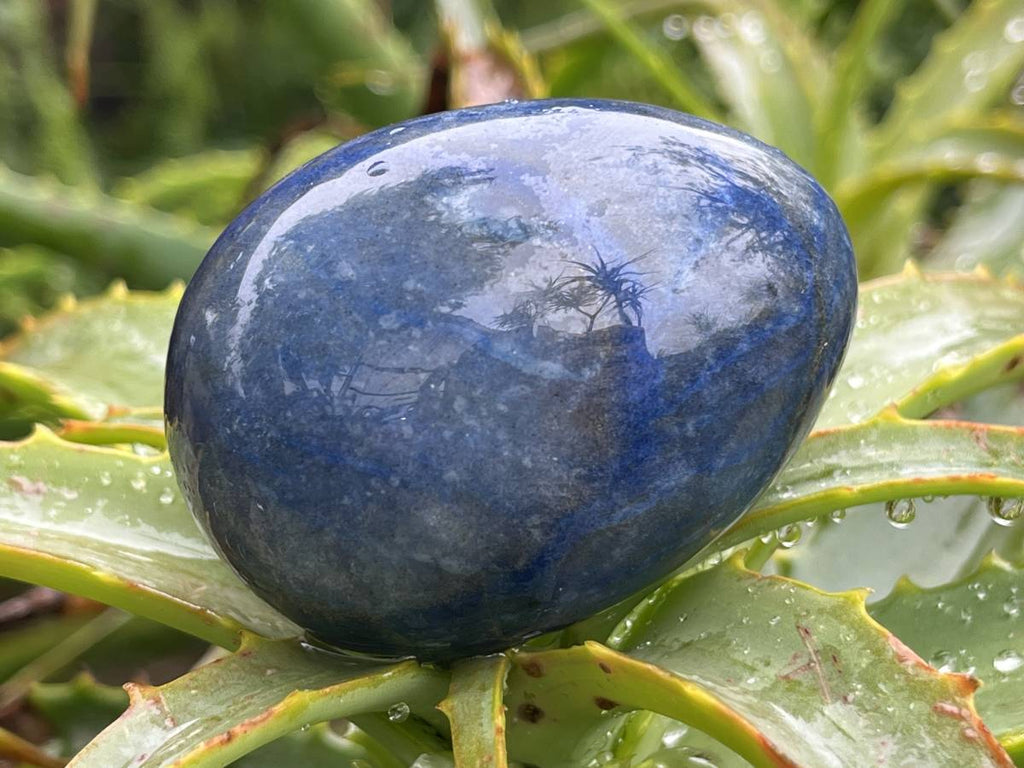 Polished Large Blue Marble Eggs - Sold Per Piece - From China