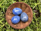 Polished Large Blue Marble Eggs - Sold Per Piece - From China