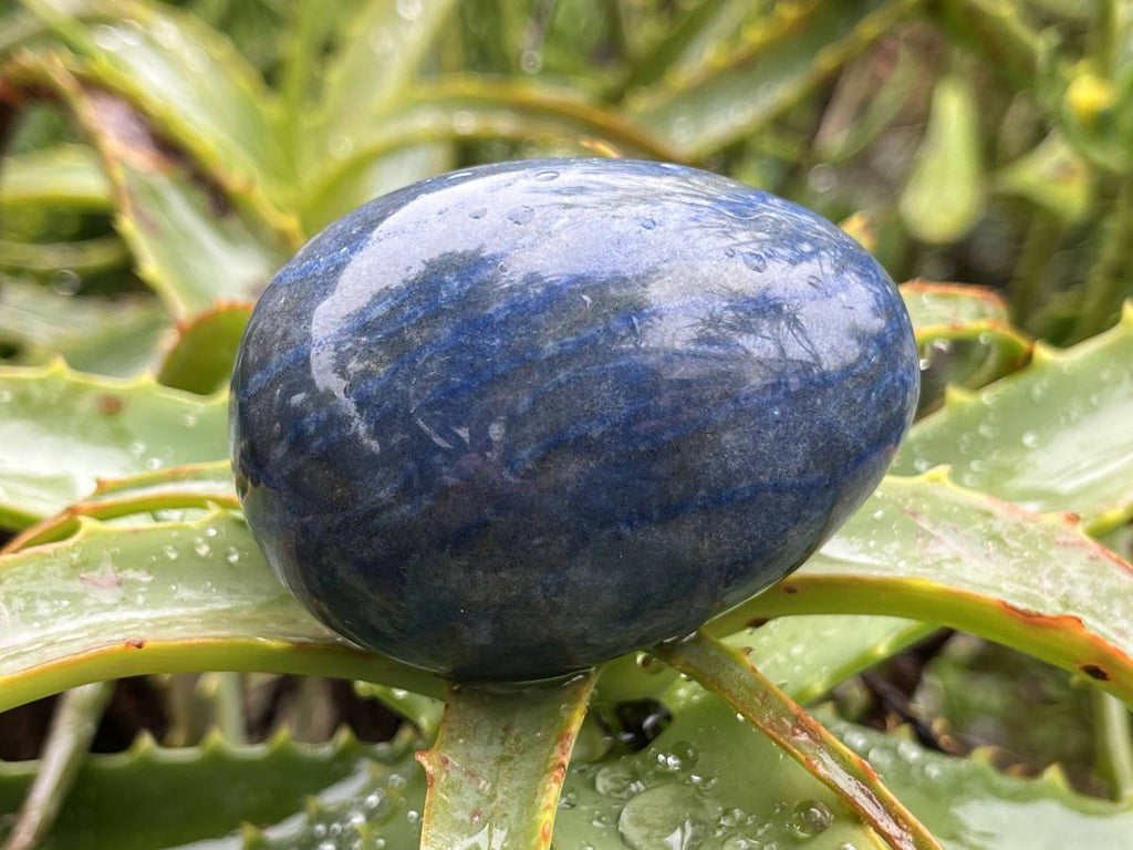 Polished Large Blue Marble Eggs - Sold Per Piece - From China