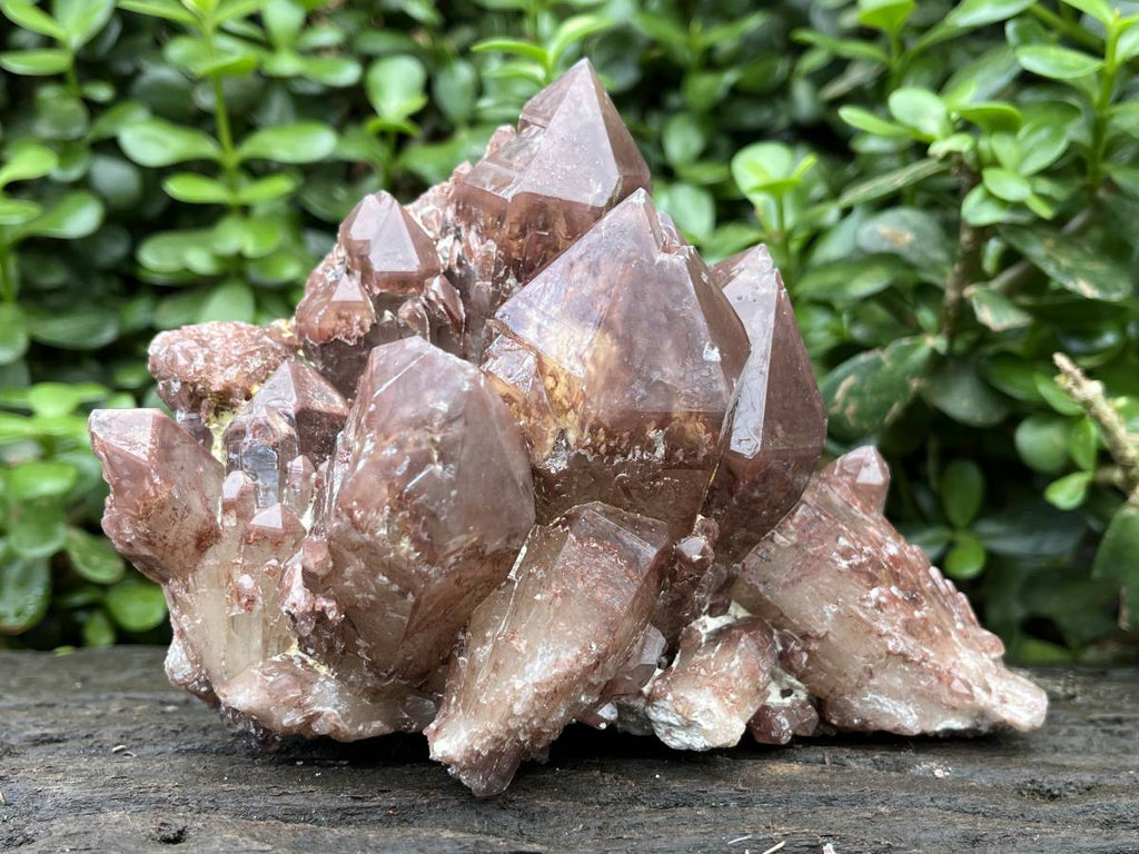 Natural Large Red Hematoid Quartz Crystal Cluster x 1 From Karoi, Zimbabwe