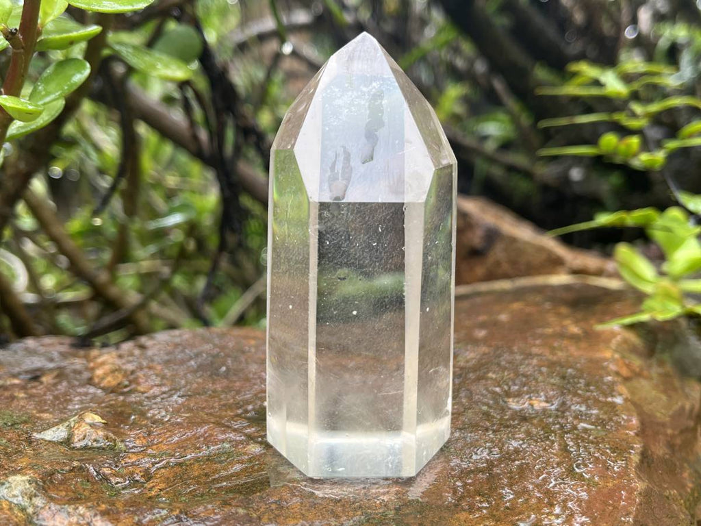 Polished Optic Clear Quartz Crystal x 1 From Madagascar