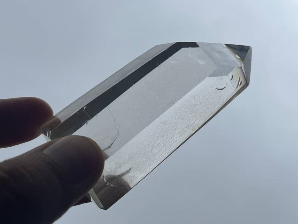 Polished Optic Clear Quartz Crystal x 1 From Madagascar