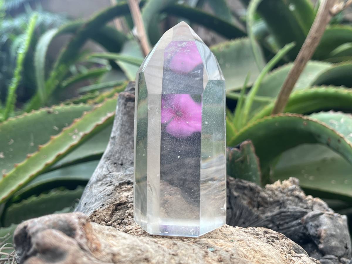 Polished Optic Clear Quartz Crystal x 1 From Madagascar