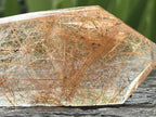 Polished Rare Golden Rutile Quartz Crystal x 1 From Madagascar