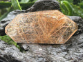 Polished Rare Golden Rutile Quartz Crystal x 1 From Madagascar