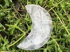 Polished Gemmy Girasol Rose Quartz Crescent Moon x 1 From Ambatondrazaka, Madagascar