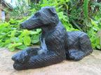 Hand Made Cute Collie Soapstone Carving x 1 From Zimbabwe