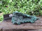 Natural Silky Malachite Specimen with Botryoidal Geode Centre x 1 From Kasompe, Congo