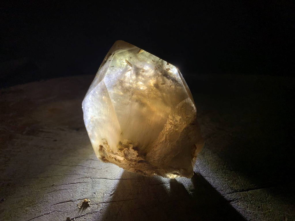 Polished Rutilated Smokey Quartz Crystal x 1 From Erwe, Namibia