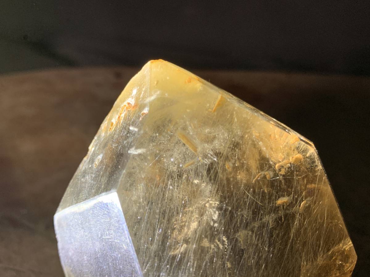 Polished Rutilated Smokey Quartz Crystal x 1 From Erwe, Namibia