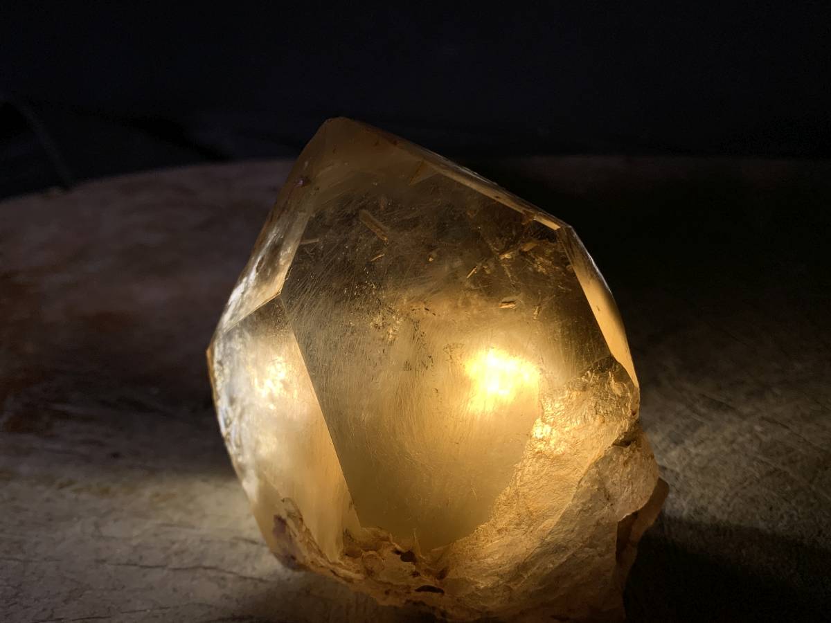 Polished Rutilated Smokey Quartz Crystal x 1 From Erwe, Namibia