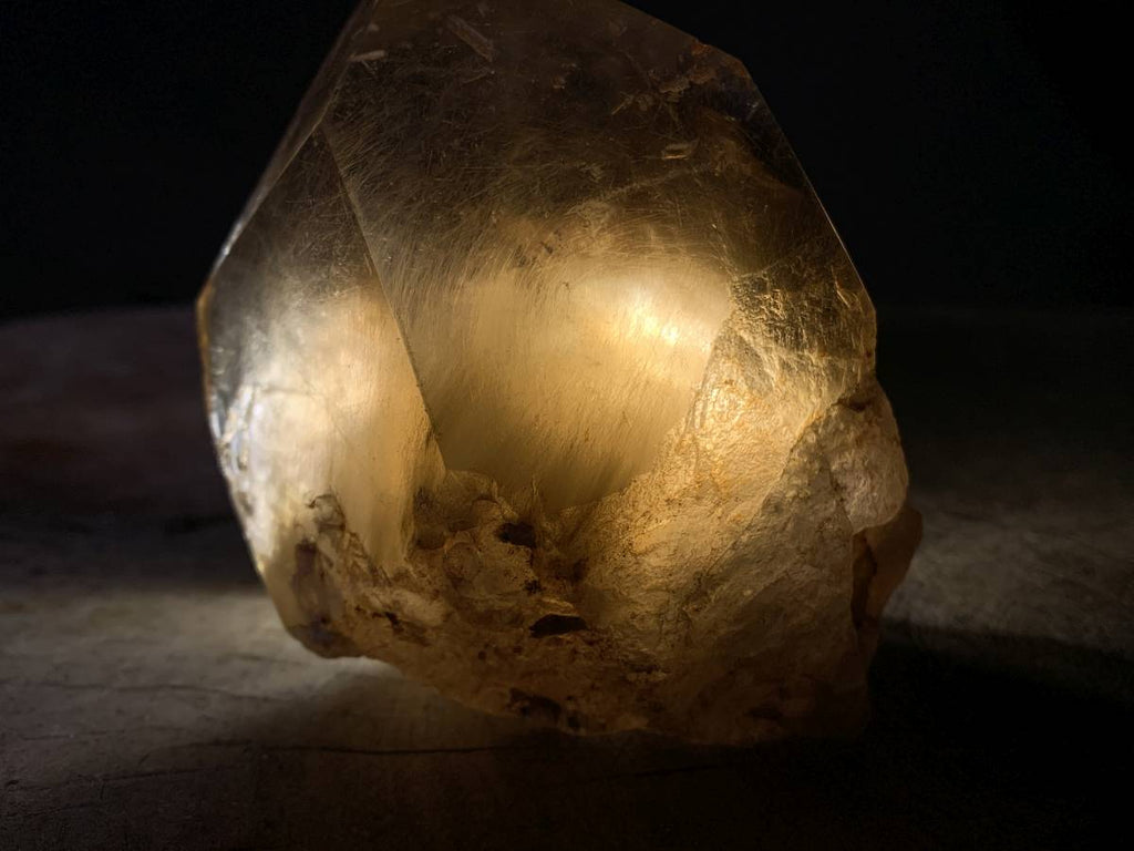 Polished Rutilated Smokey Quartz Crystal x 1 From Erwe, Namibia