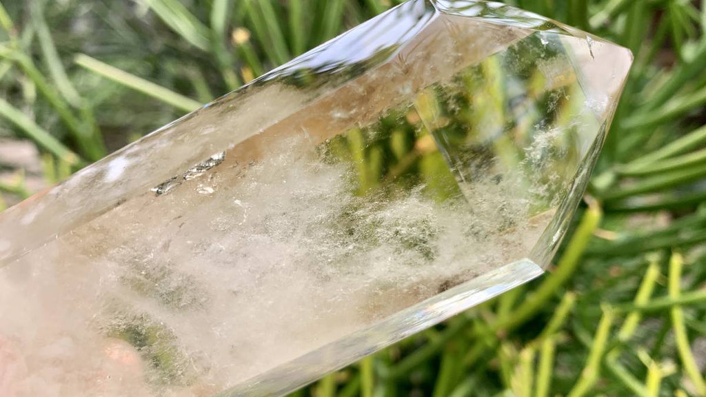 Polished Large Clear Citrine Quartz Crystal x 1 From Madagascar