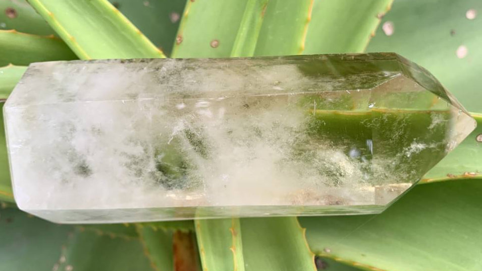 Polished Large Clear Citrine Quartz Crystal x 1 From Madagascar