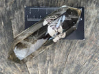 Polished Double-Terminated Smokey Quartz Crystal x 1 From Anzojorobe, Madagascar