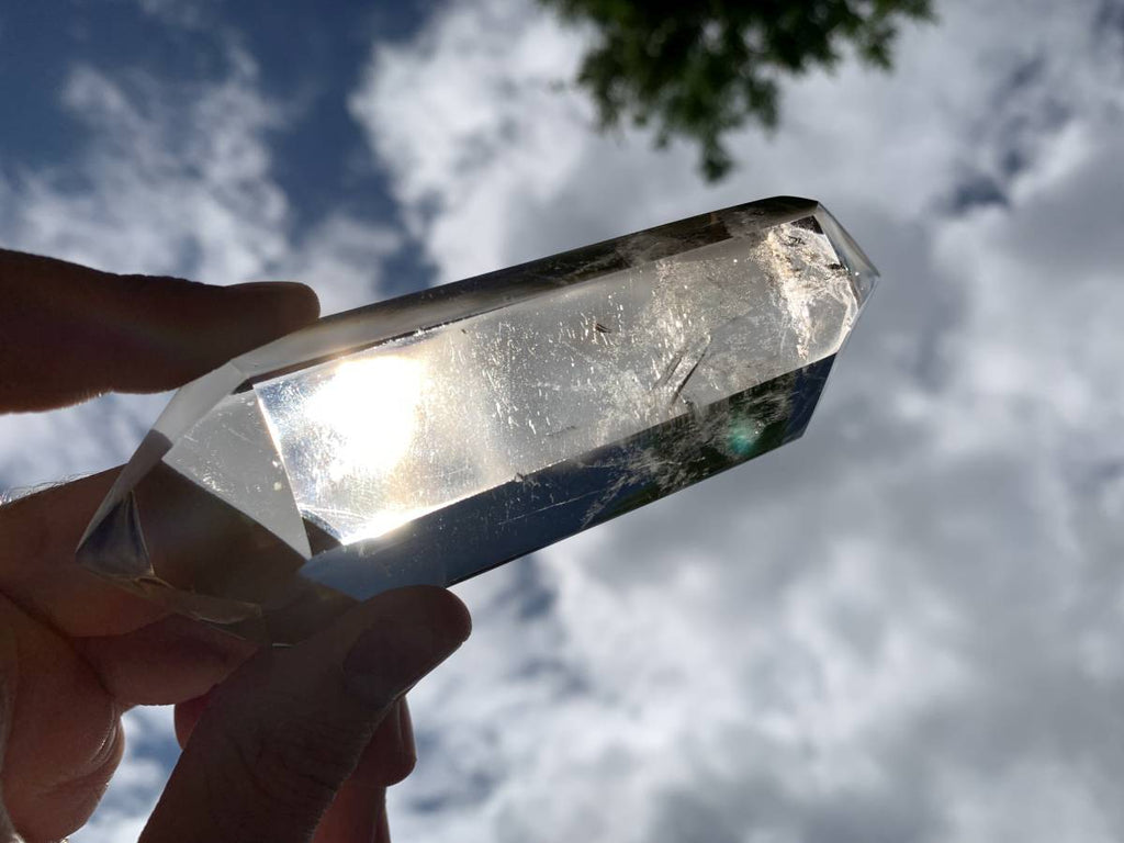 Polished Double-Terminated Smokey Quartz Crystal x 1 From Anzojorobe, Madagascar