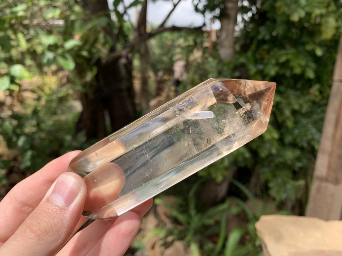 Polished Double-Terminated Smokey Quartz Crystal x 1 From Anzojorobe, Madagascar