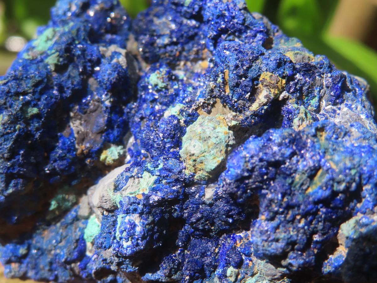 Natural Rare Azurite and Malachite Specimen x 1 From Jakka Mine, Congo