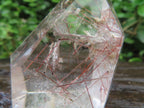 Polished Rare Clear Crystal Quartz with Copper Rutile x 1 From Madagascar