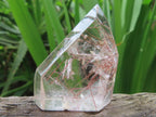 Polished Rare Clear Crystal Quartz with Copper Rutile x 1 From Madagascar