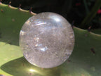 Polished Clear Quartz Rainbow-Veiled Crystal Ball x 1 From Madagascar