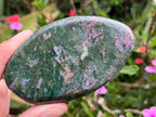 Polished Verdite with Fluorescent Ruby Corundum Free Form x 1 From Zimbabwe