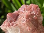 Natural Double Terminated Red Hematoid Quartz "Collar" Crystal x 1 From Karoi, Zimbabwe