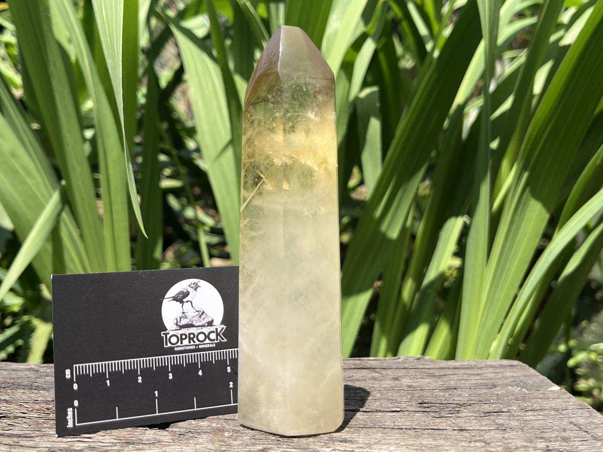 Polished Rare Citrine Crystal x 1 From Madagascar