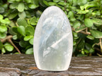 Polished Girasol Pearl Standing Free Form x 1 From Ambatondrazaka, Madagascar