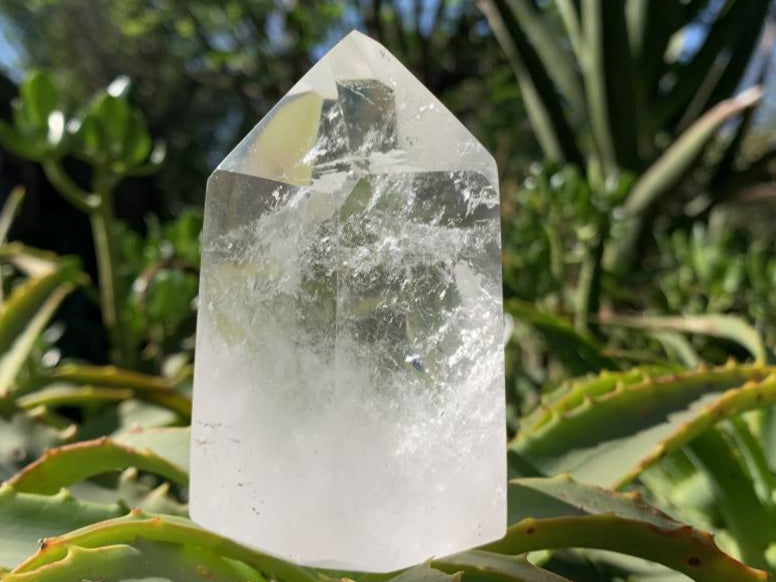 Polished Clear Quartz Crystal x 1 From Madagascar