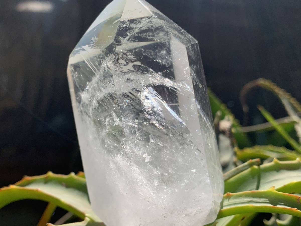 Polished Clear Quartz Crystal x 1 From Madagascar