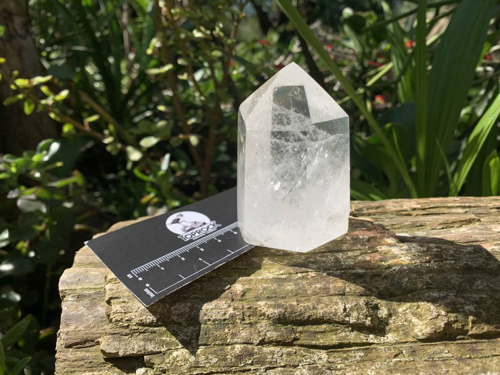 Polished Clear Quartz Crystal x 1 From Madagascar