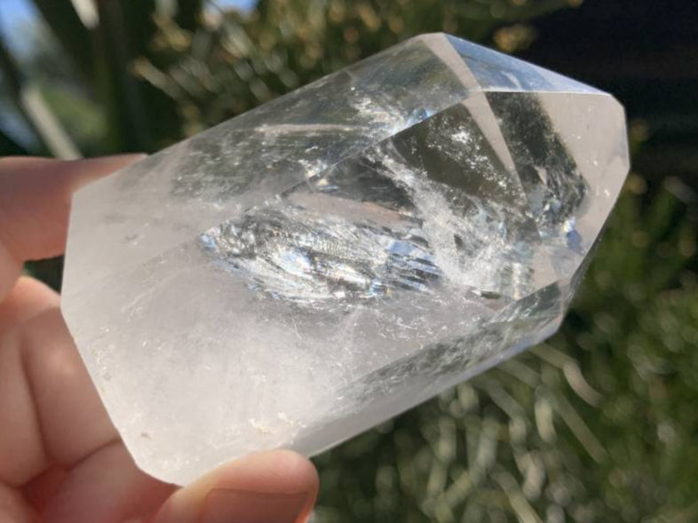Polished Clear Quartz Crystal x 1 From Madagascar