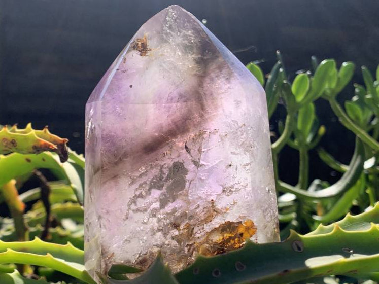 Polished Smokey Amethyst Crystal x 1 From Akansobe, Madagascar