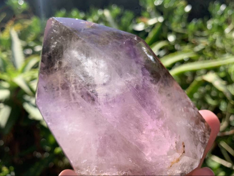 Polished Smokey Amethyst Crystal x 1 From Akansobe, Madagascar