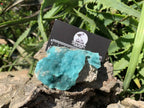 Natural Rare Blue Botroiydal Hemimorphite on Dolomite x 1 From Lupoto Mine, Congo