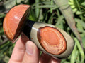 Polished Large Polychrome Jasper Mushroom x 1 From NW Coast, Madagascar