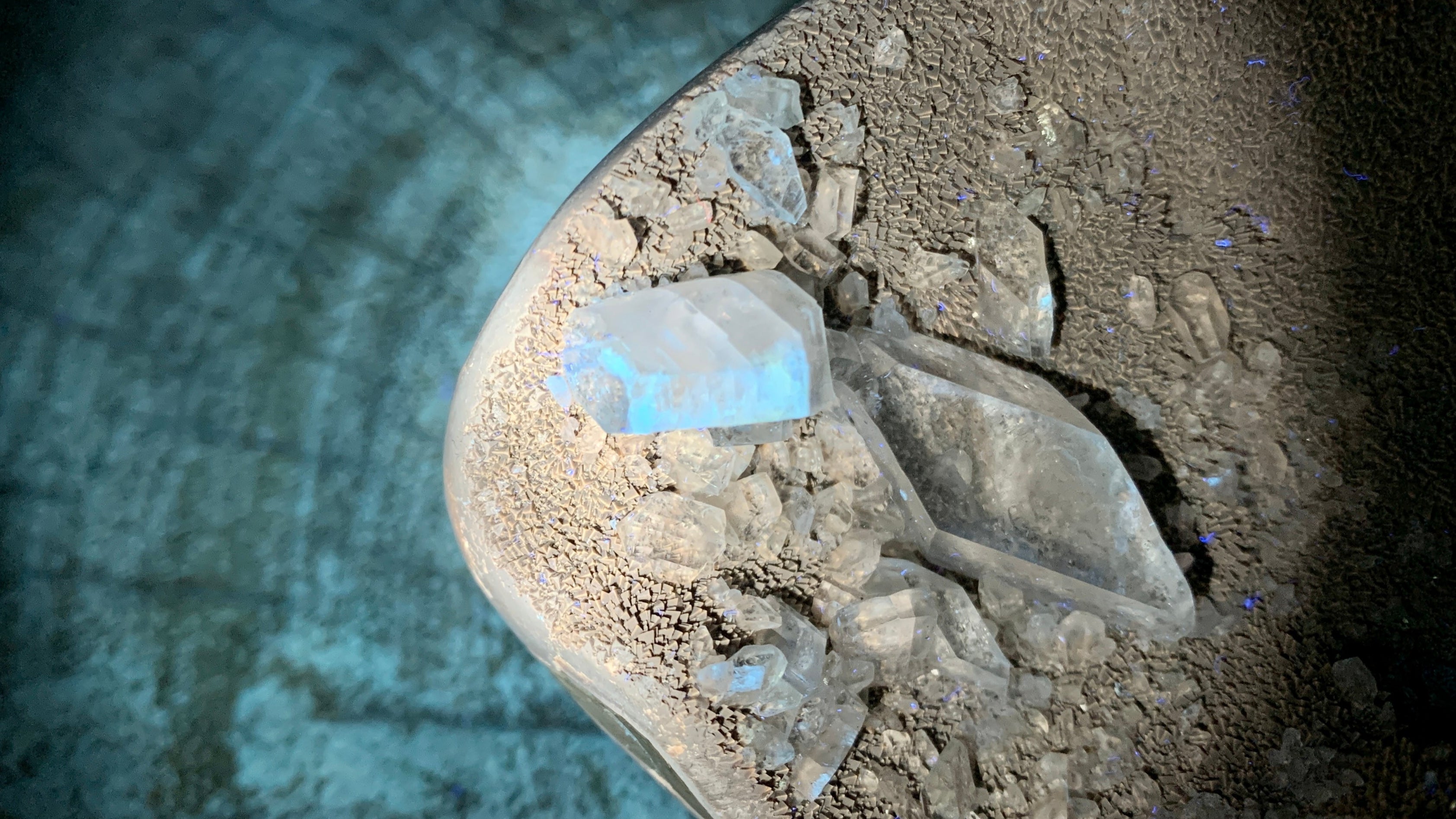 Polished Septerye Sauvage Dragons Egg Geode x 1 From Mahajanga, Madagascar