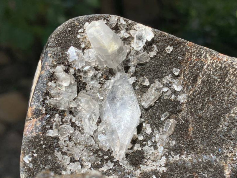 Polished Septerye Sauvage Dragons Egg Geode x 1 From Mahajanga, Madagascar