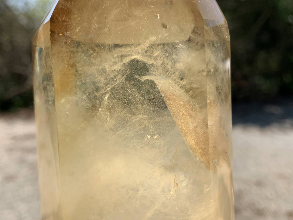 Polished Rare Citrine Quartz Crystal x 1 From Madagascar