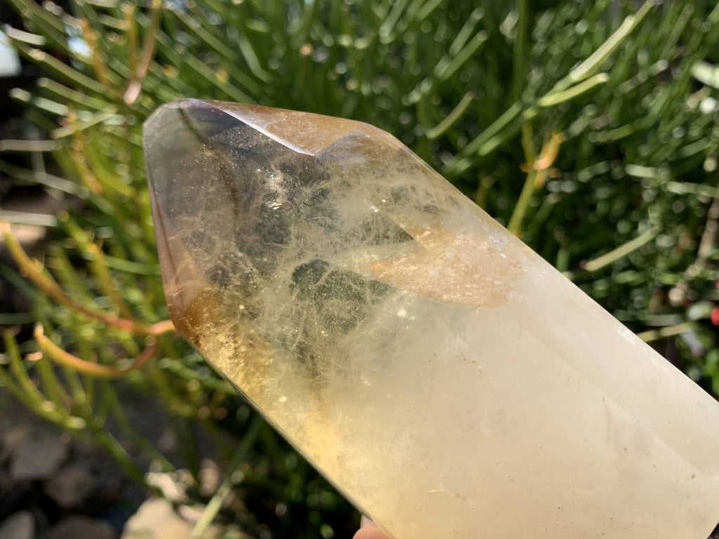 Polished Rare Citrine Quartz Crystal x 1 From Madagascar