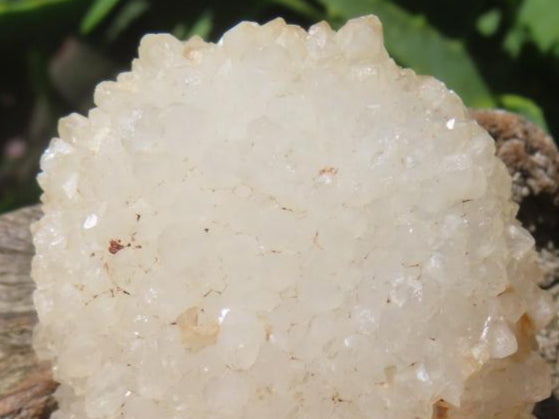 Natural Crystobal Quartz Coated Stalagmitic Formation x 1 From South Africa