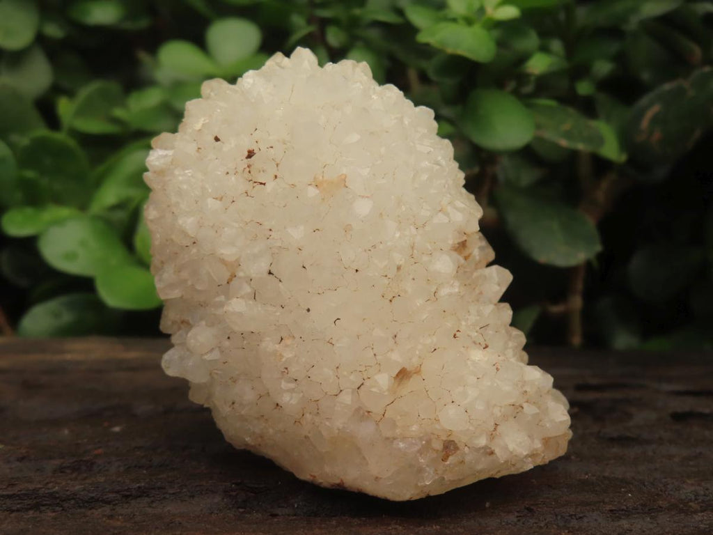 Natural Crystobal Quartz Coated Stalagmitic Formation x 1 From South Africa
