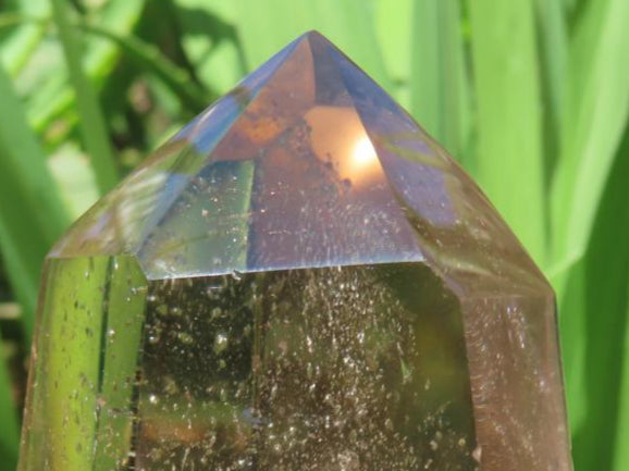 Polished Champagne Citrine Phantom Quartz Crystal x 1 From Madagascar