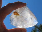 Polished Rare Golden Rutile Quartz Crystal x 1 From Madagascar