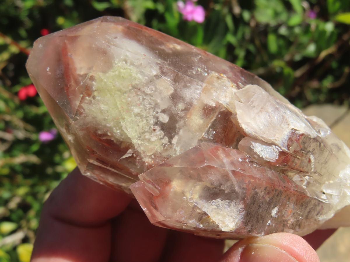 Natural Red Hematoid Quartz Crystal x 1 From Karoi, Zimbabwe