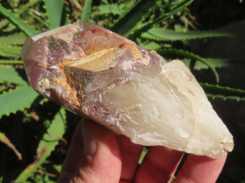 Natural Red Hematoid Quartz Crystal x 1 From Karoi, Zimbabwe