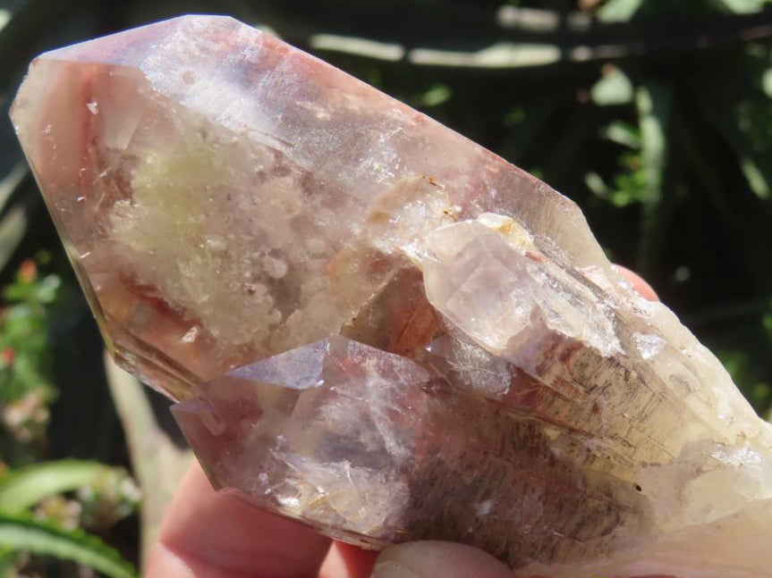 Natural Red Hematoid Quartz Crystal x 1 From Karoi, Zimbabwe