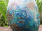 Polished Shattuckite with Chrysocolla Standing Free Form x 1 From Kaokoveld, Namibia